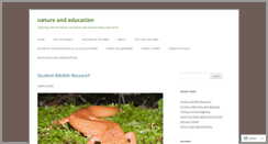 Desktop Screenshot of natureandeducation.com